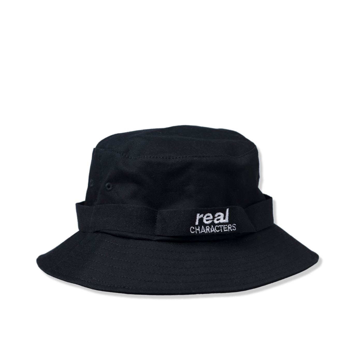 Next Level Bucket Hat, Black – Real Characters