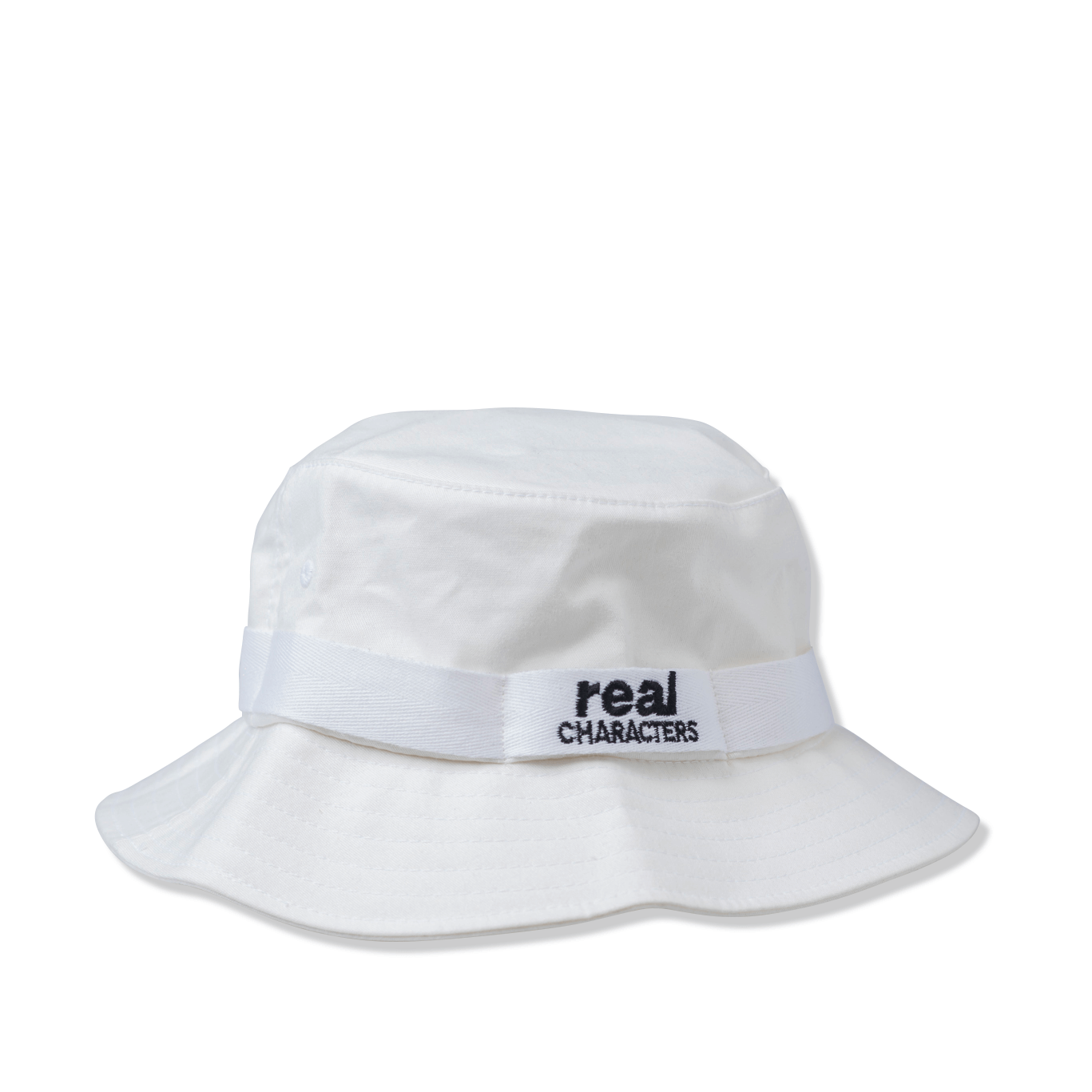 Next Level Bucket Hat, White – Real Characters